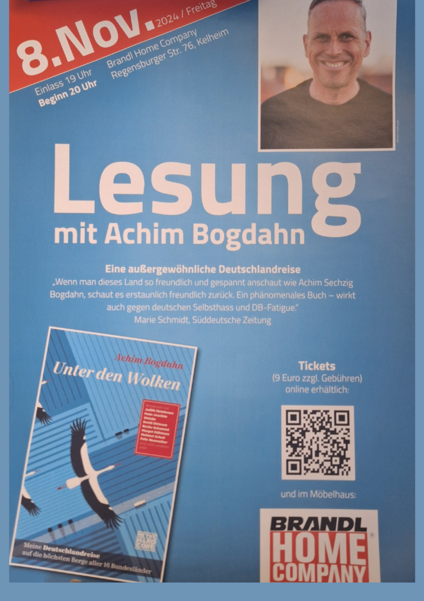 Achim Bogdahn liest in Kelheim